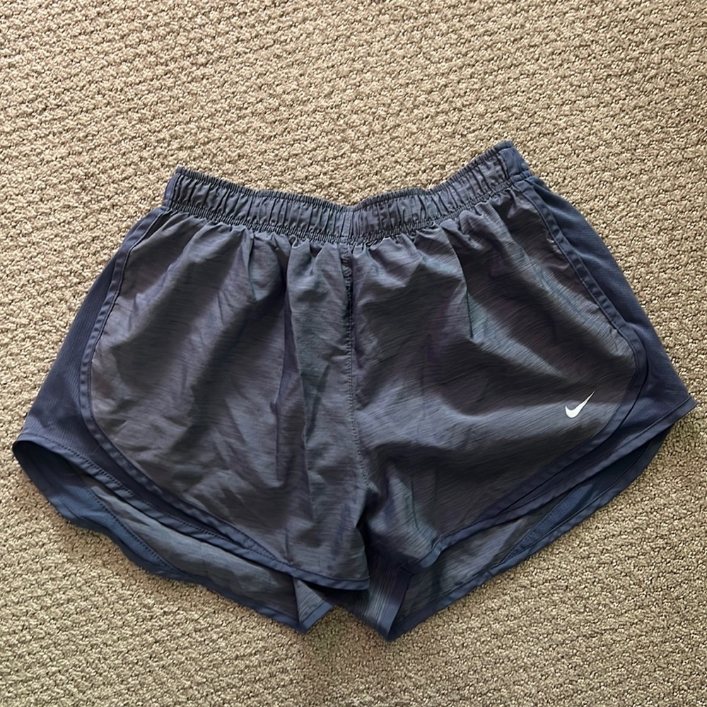 Nike running shorts.